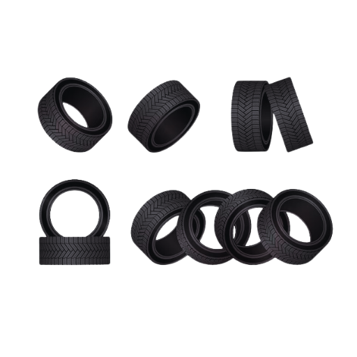 Which specific antioxidants are commonly used in tire rubber?